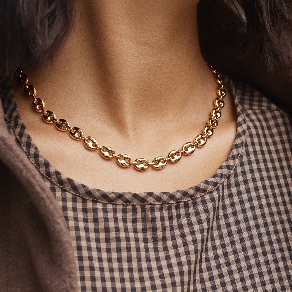 BaubleBar Thalia Gold Necklace